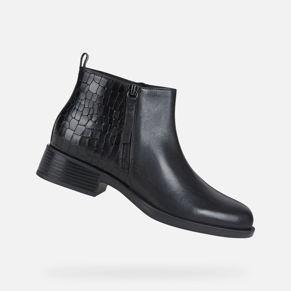 Geox Bayan Ankle Bot Siyah - Resia - BIE-609827